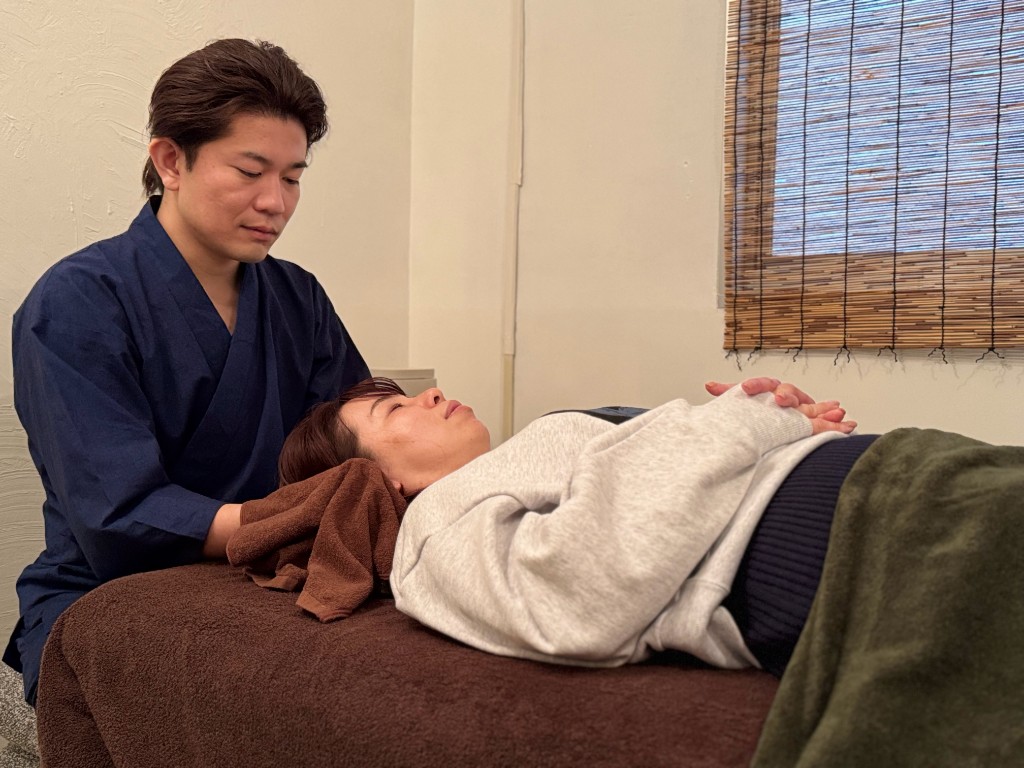 75分のオーダーメイド施術 施術の様子