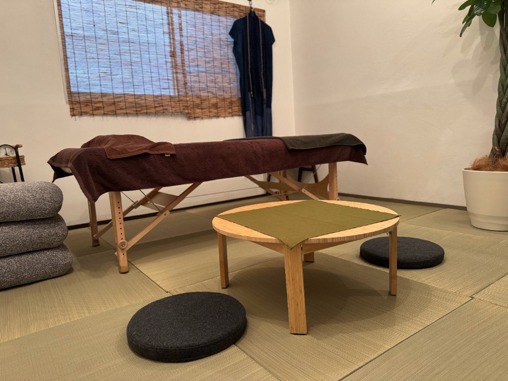 心と呼吸をほどく和の空間 施術室の様子